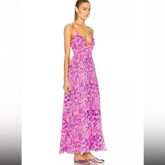 NWT ROCOCO SAND Lei Maxi Dress in Bubblegum Medium Revolve - Picture 14 of 14